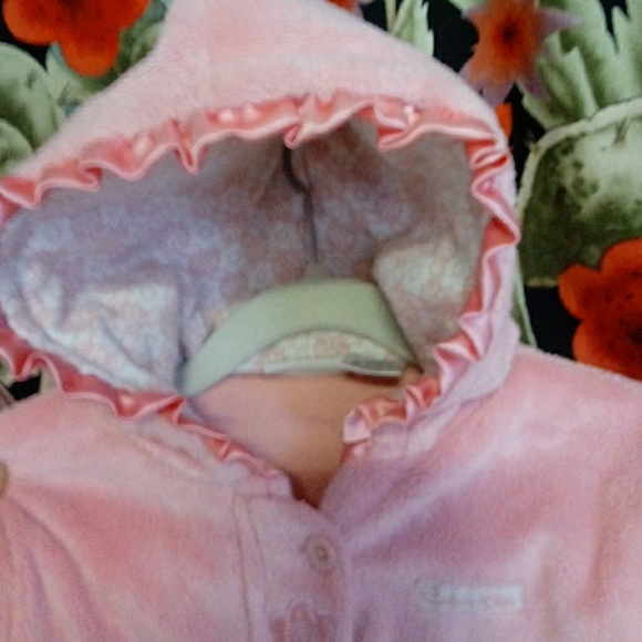 CALVIN KLEIN PINK BABY JACKET SUIT - Picture 4 of 7